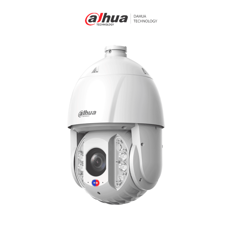 Cámara PTZ IP de 4MP con tecnología Starlight y zoom óptico 45x. Alcance IR de 250m, Autotracking 3.0, Protección Perimetral, De